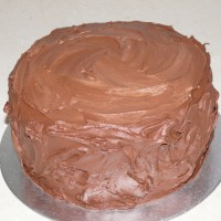 Chocolate Buttercream Icing Cake